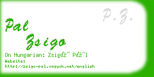 pal zsigo business card